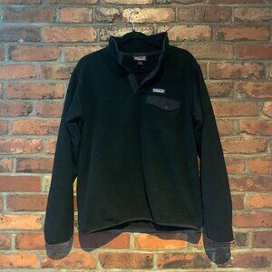Patagonia Re-Tool Snap-T Fleece Black Pullover